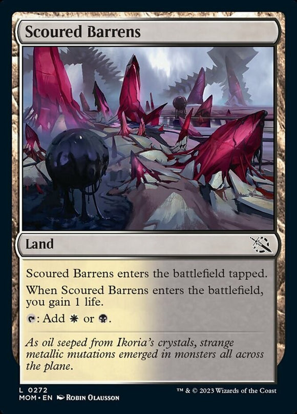 Scoured Barrens - March of the Machines - English - NM - MTG
