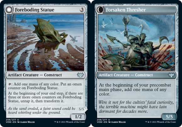 Foreboding Statue // Forsaken Thresher - Innistrad: Crimson Vow - English - NM -