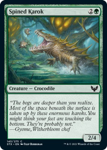 Spined Karok - Strixhaven: School of Mages - English - NM - MTG