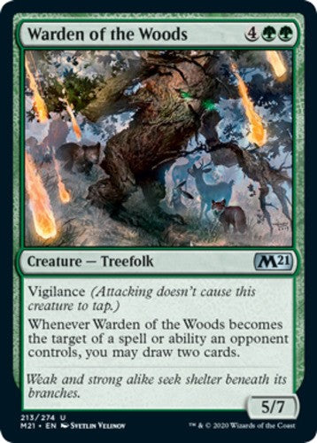 Warden of the Woods - Core Set 2021 (M21) - English - NM - MTG