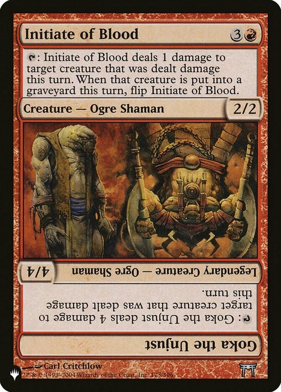 Initiate of Blood - The List - The List - English - NM - MTG