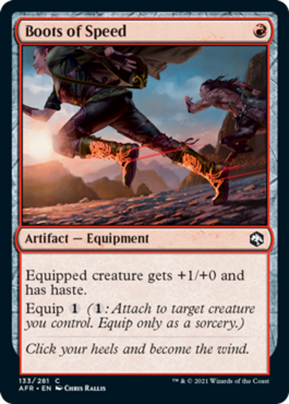 Boots of Speed - Forgotten Realms - English - NM - MTG
