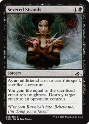 Severed Strands - Guilds of Ravnica - English - NM - MTG