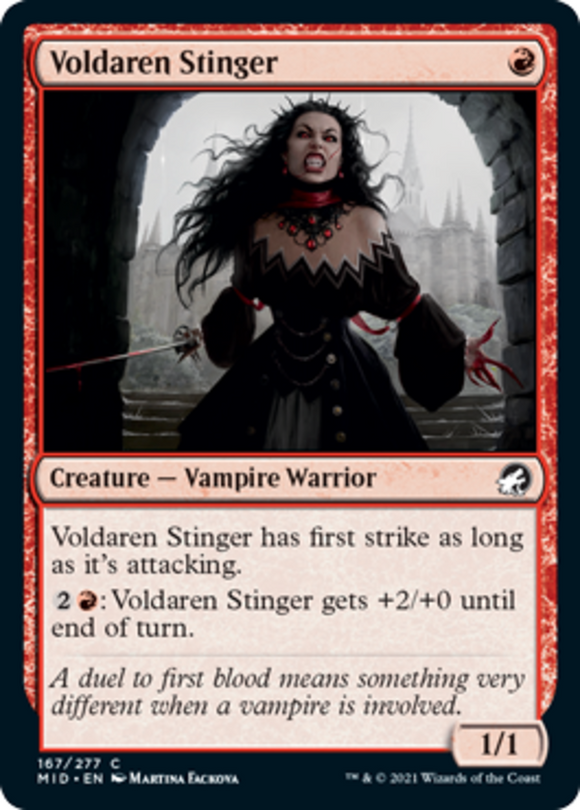 Voldaren Stinger - Innistrad: Midnight Hunt - English - NM - MTG