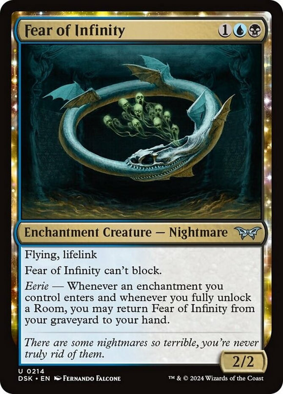 Fear of Infinity - Duskmourn: House of Horror - English - NM - MTG
