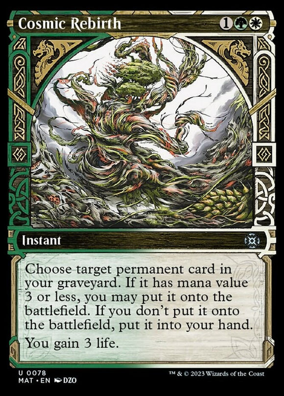 Cosmic Rebirth - Showcase - March of the Machines: The Aftermath - English - NM