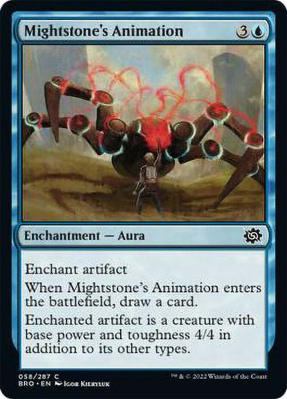 Mightstone's Animation - The Brothers' War - English - NM - MTG
