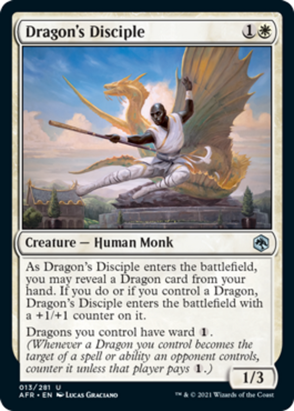Dragon's Disciple - Forgotten Realms - English - NM - MTG
