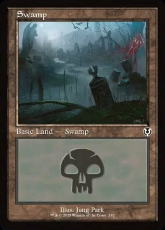 Swamp (292) - Retro Frame - Innistrad Remastered - English - NM - MTG
