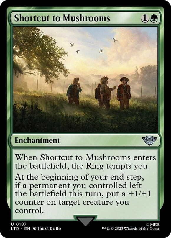 Shortcut to Mushrooms - Lord of the Rings - English - NM - MTG