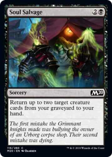Soul Salvage - Core Set 2020 (M20) - English - NM - MTG