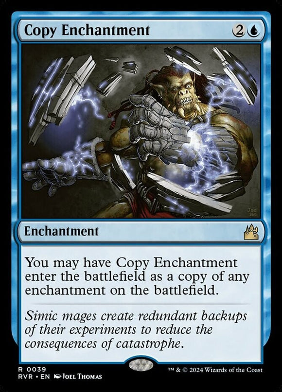 Copy Enchantment - Ravnica Remastered - English - NM - MTG