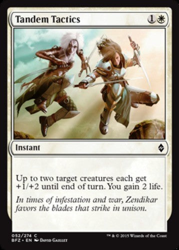 Tandem Tactics - Battle for Zendikar - English - NM - MTG
