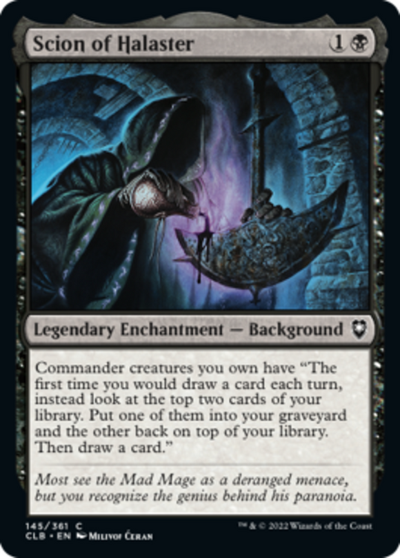 Scion of Halaster - Battle for Baldur's Gate - English - NM - MTG