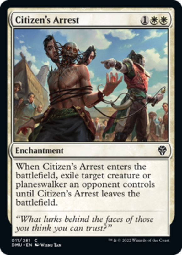 Citizen's Arrest - Dominaria United - English - NM - MTG