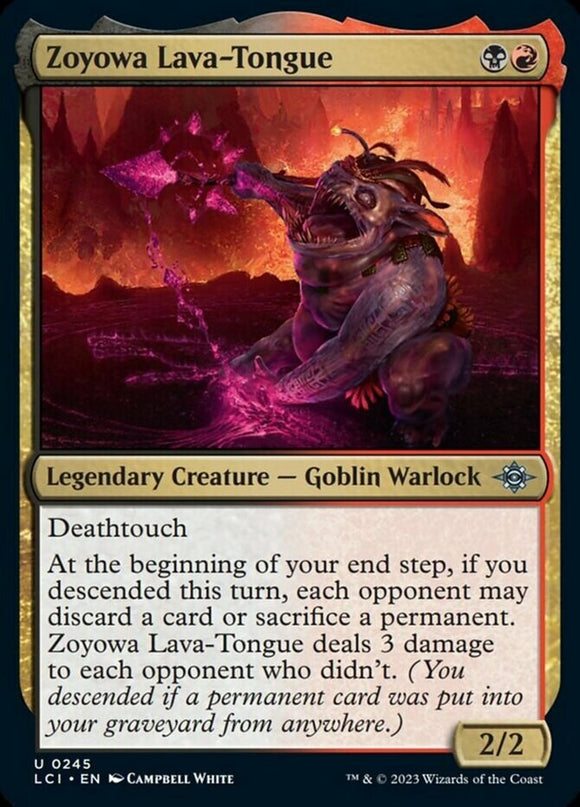 Zoyowa Lava-Tongue - Lost Caverns of Ixalan - English - NM - MTG