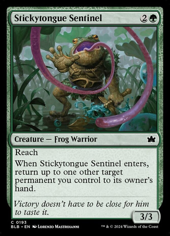 Stickytongue Sentinel - Bloomburrow - English - NM - MTG