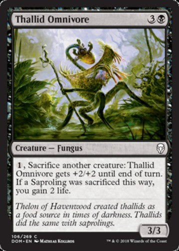 Thallid Omnivore - Dominaria - English - NM - MTG