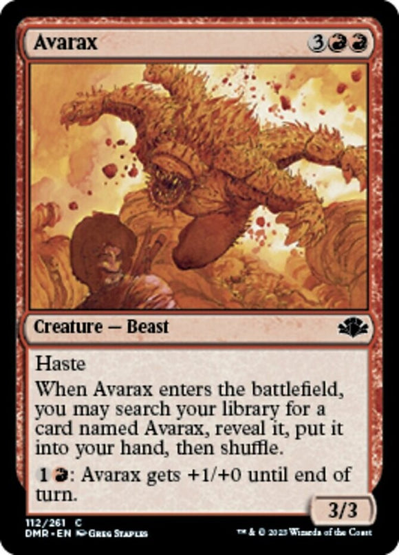 Avarax - Dominaria Remastered - English - NM - MTG