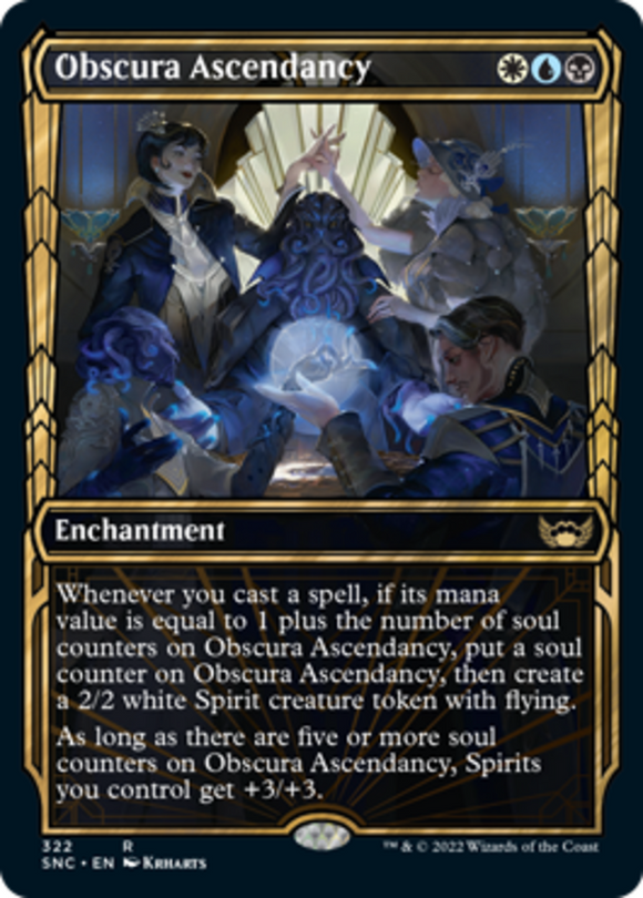 Obscura Ascendancy - Showcase - Streets of New Capenna - English - NM - MTG