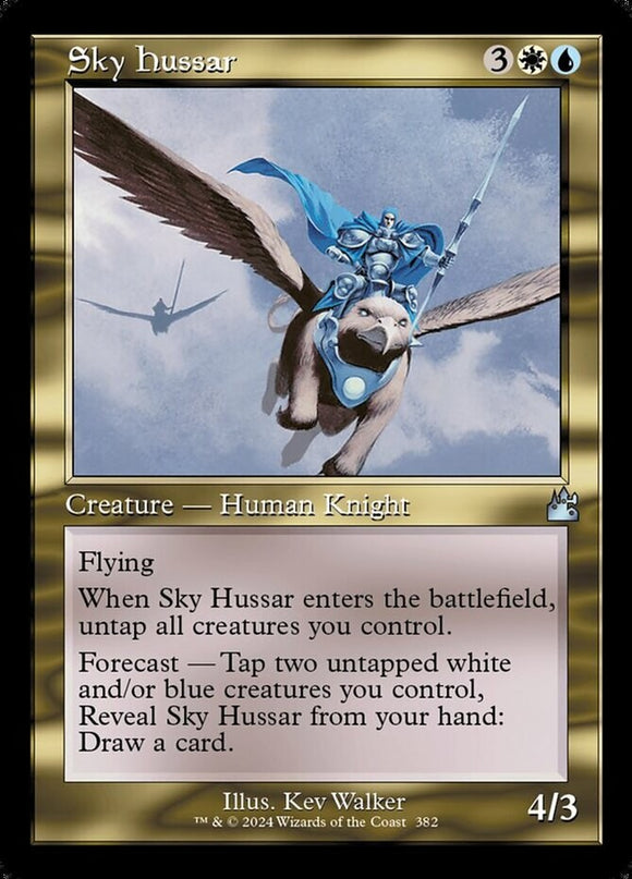 Sky Hussar - Retro Frame - Ravnica Remastered - English - NM - MTG