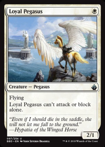 Loyal Pegasus - Battlebond - English - NM - MTG