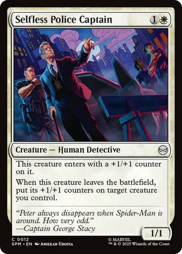 Selfless Police Captain - Marvel's Spider-Man - English - NM - MTG