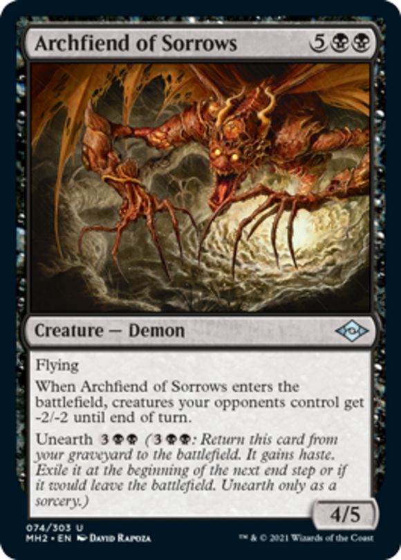 Archfiend of Sorrows - Modern Horizons 2 - English - NM - MTG