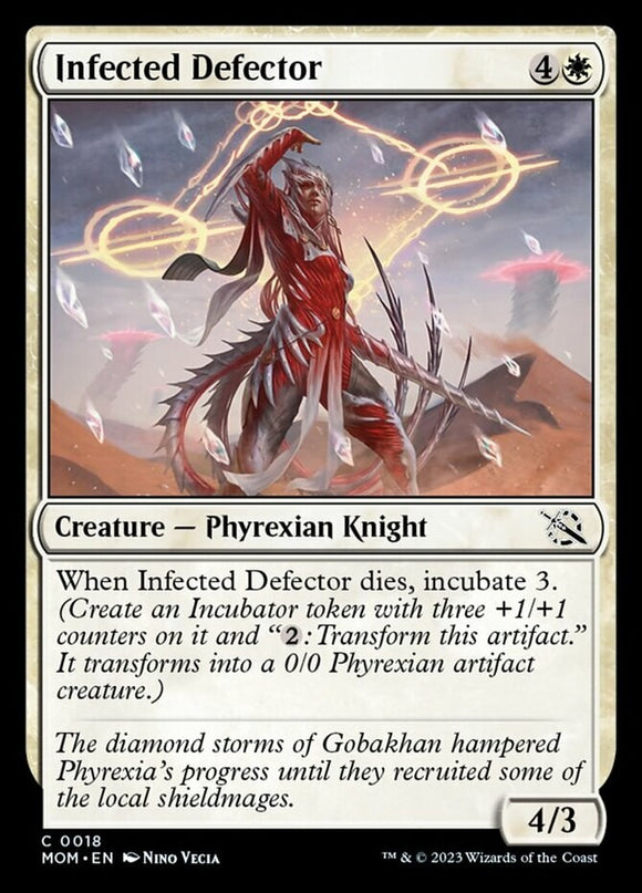 Infected Defector - March of the Machines - English - NM - MTG
