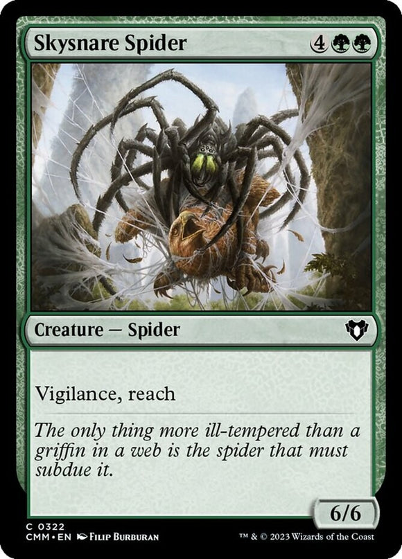 Skysnare Spider - Commander Masters - English - NM - MTG
