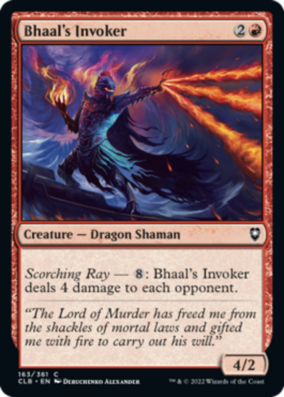 Bhaal's Invoker - Battle for Baldur's Gate - English - NM - MTG
