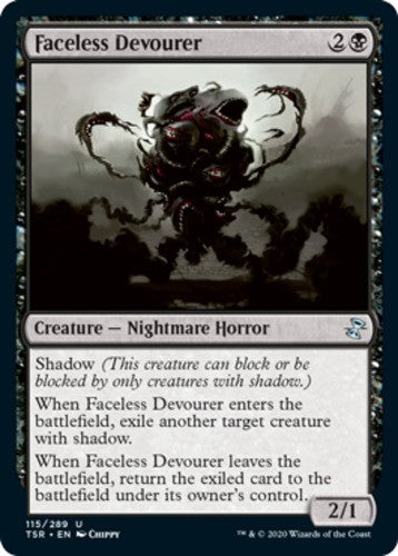 Faceless Devourer - Time Spiral Remastered - English - NM - MTG