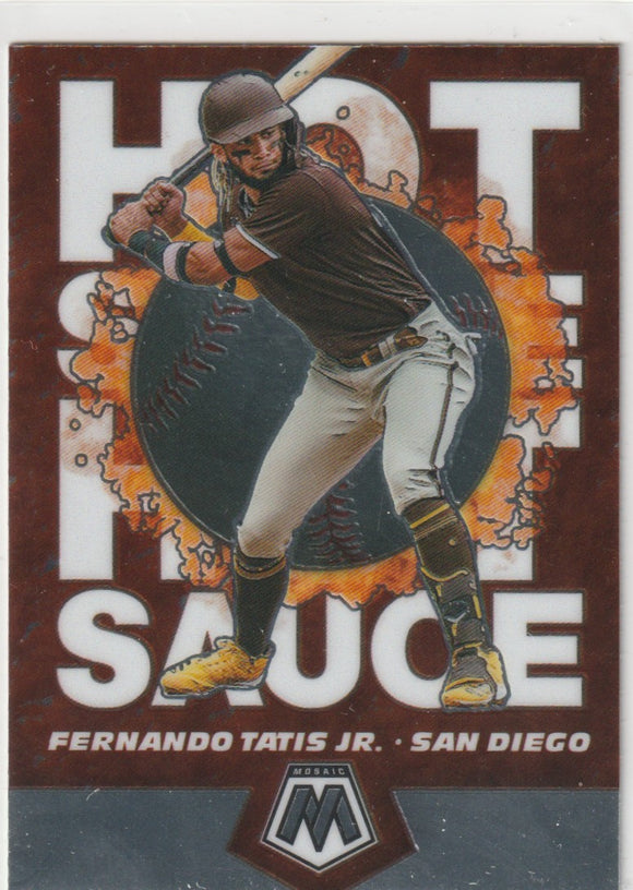 2021 Panini Mosaic Hot Sauce #5 Fernando Tatis Jr.
