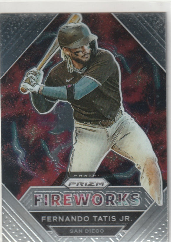 2021 Panini Prizm Fireworks #2 Fernando Tatis Jr.