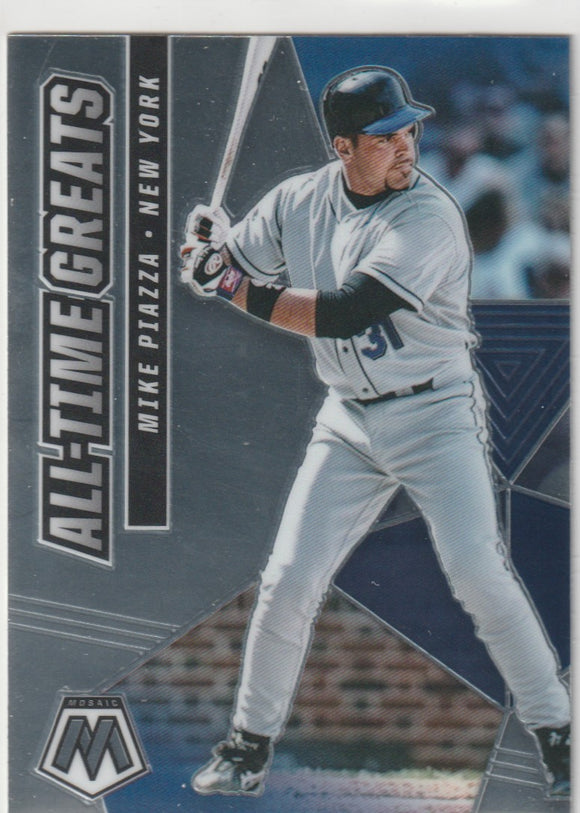 2021 Panini Mosaic All-Time Greats #4 Mike Piazza
