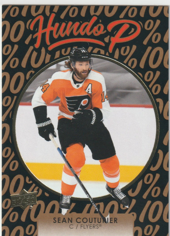 2021-22 Upper Deck Hundo P Gold #HP5 Sean Couturier