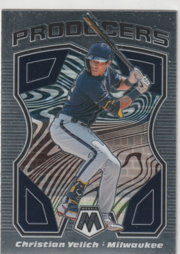 2021 Panini Mosaic Producers #5 Christian Yelich