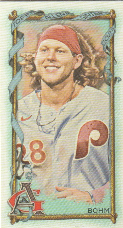2023 Topps Allen and Ginter Mini A and G Back #158 Alec Bohm