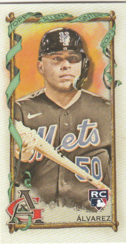 2023 Topps Allen and Ginter Mini A and G Back #123 Francisco Alvarez