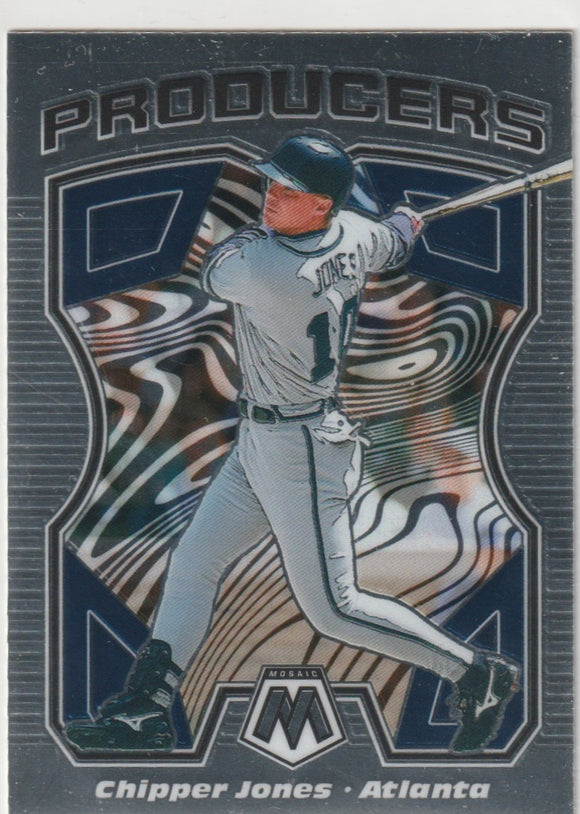 2021 Panini Mosaic Producers #7 Chipper Jones