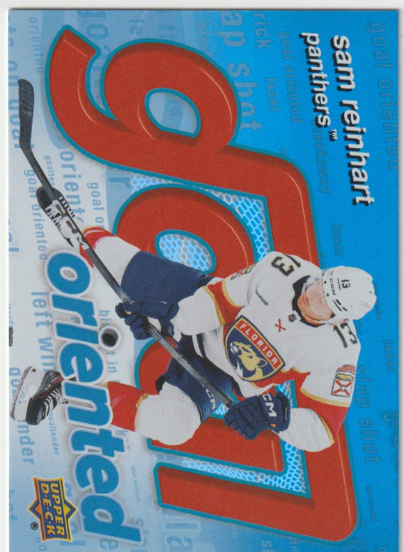 2025-26 Upper Deck Goal Oriented #GO12 Sam Reinhart