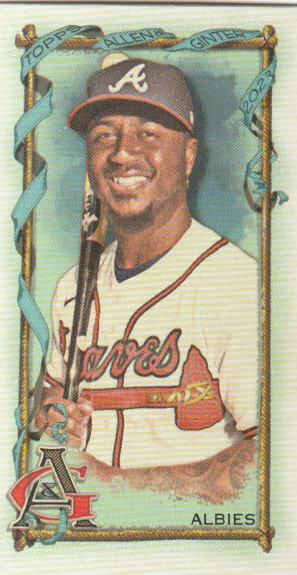 2023 Topps Allen and Ginter Mini A and G Back #288 Ozzie Albies