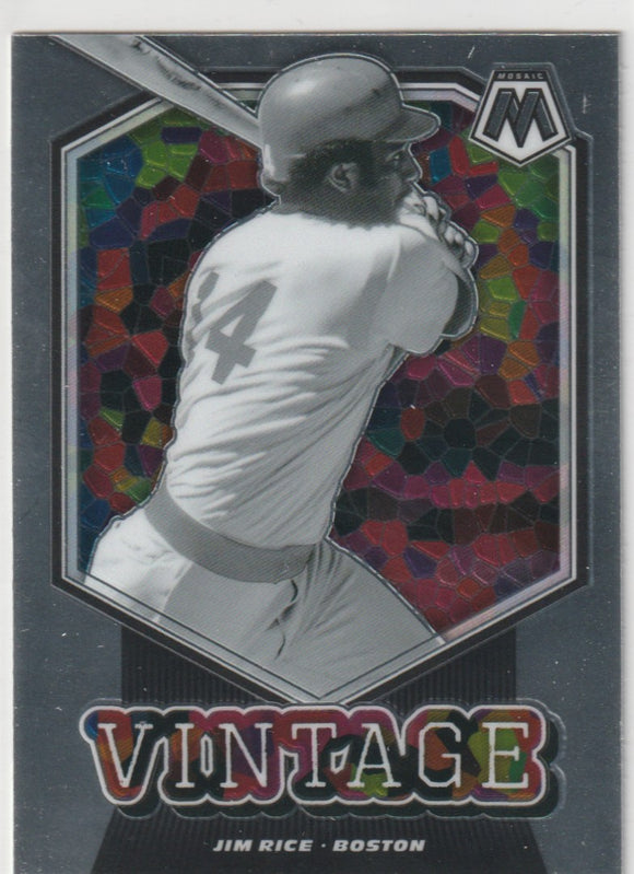 2021 Panini Mosaic Vintage #1 Jim Rice