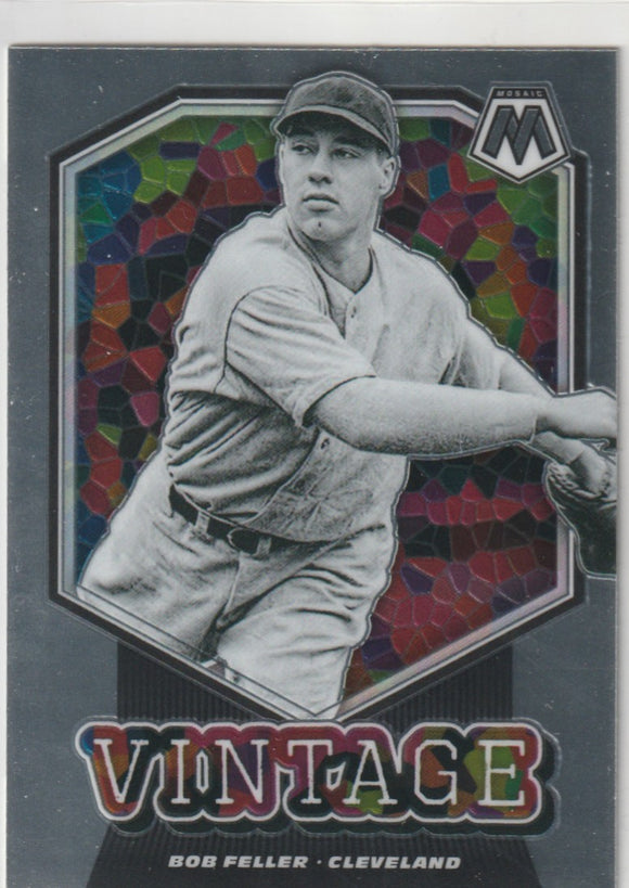 2021 Panini Mosaic Vintage #12 Bob Feller