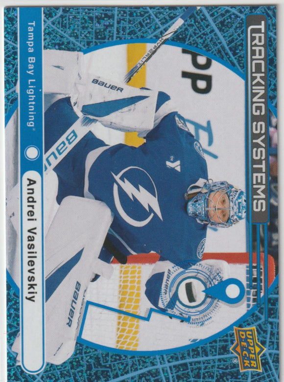 2025-26 Upper Deck Tracking Systems Speckle #TS14 Andrei Vasilevskiy