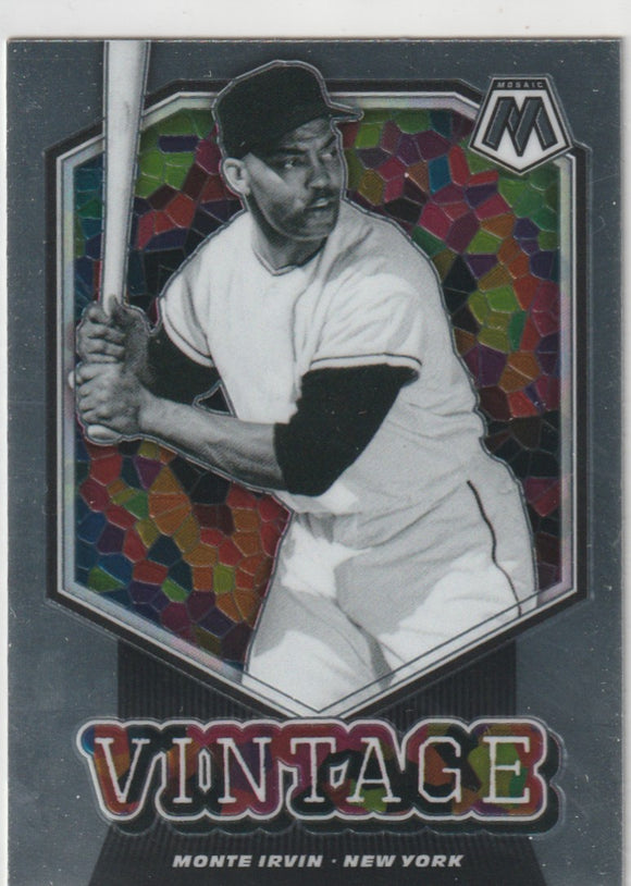 2021 Panini Mosaic Vintage #14 Monte Irvin