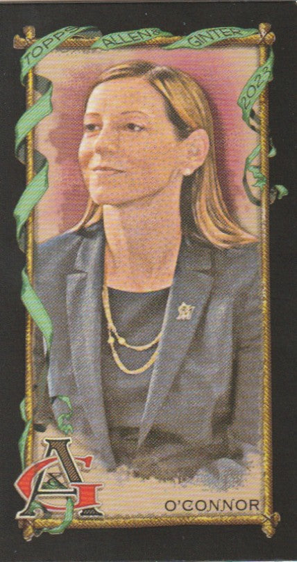 2023 Topps Allen and Ginter Mini Black Border #215 Caroline O'Connor