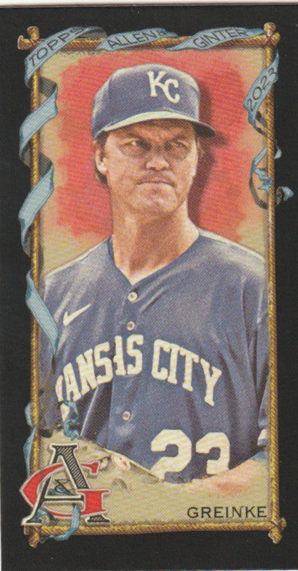 2023 Topps Allen and Ginter Mini Black Border #94 Zack Greinke