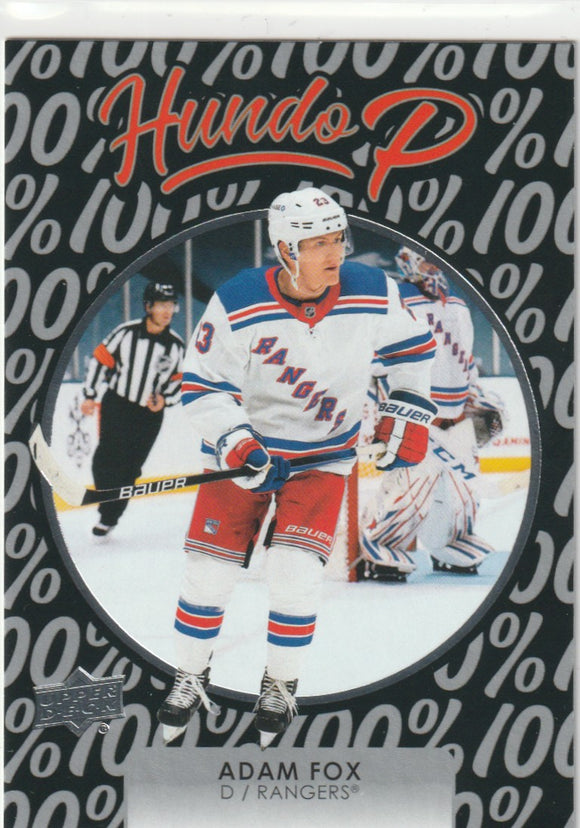 2021-22 Upper Deck Hundo P #HP14 Adam Fox