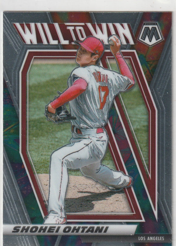 2021 Panini Mosaic Will to Win #8 Shohei Ohtani